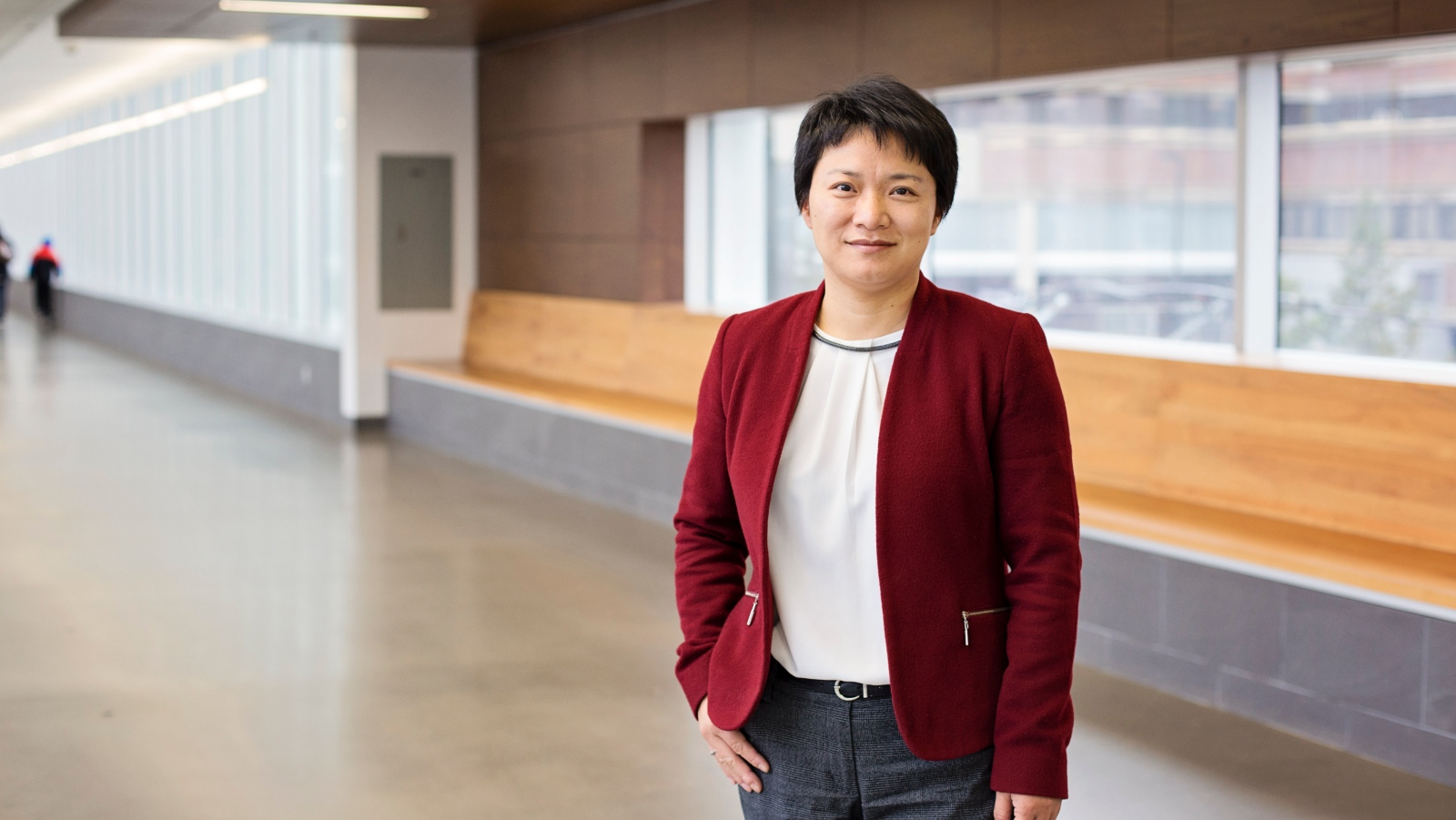 Biostatistician Yan Yuan led a research team that developed an age-specific risk predictor for premature menopause among girls and women who survived cancer in childhood. (Photo: School of Public Health)
